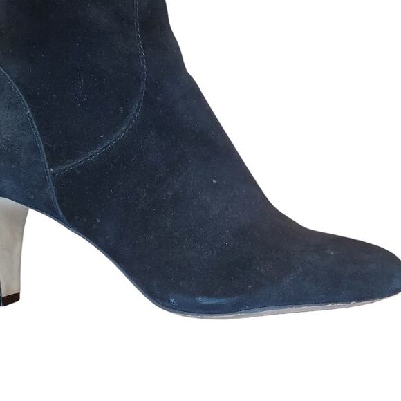 Vince Camuto Armaceli Over The Knee Heeled Boot Suede Black Verona Size 36 US 6 - Picture 9 of 11